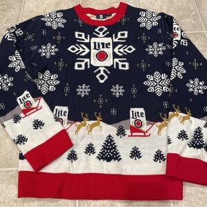 Men's Miller Lite Ugly Christmas Sweater